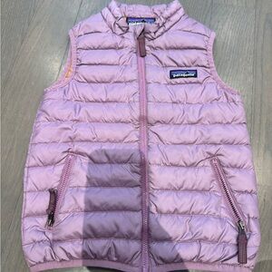 Patagonia Lavender Quilted Vest 4T